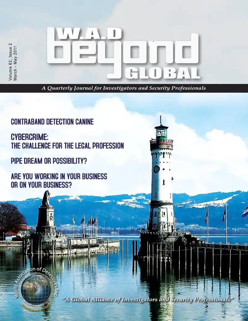 World Association of Detectives March-May 2011 publication cover