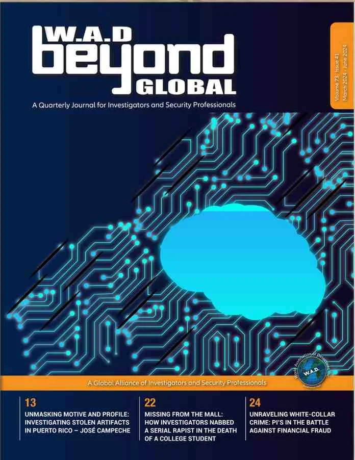 World Association of Detectives April publication cover